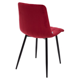 Стул DUBLIN G108-38 винный/ черный каркас, велюр М-City
