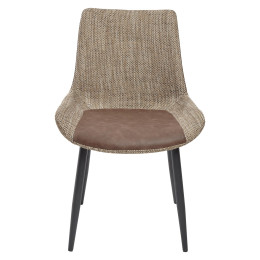 Стул BIARRITZ BROWN, ткань M-City