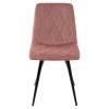 Стул CHILLI-X РОЗОВЫЙ #15, велюр / черный каркас М-City