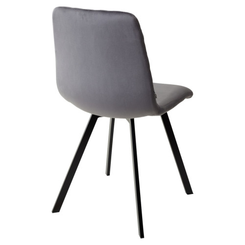 Стул DAIQUIRI BLUVEL-14 GREY, велюр М-City