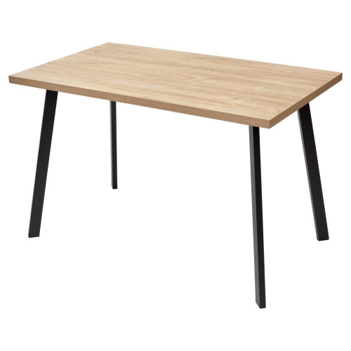 Стол ФИН 120 Дуб Канзас/ черный каркас М-City