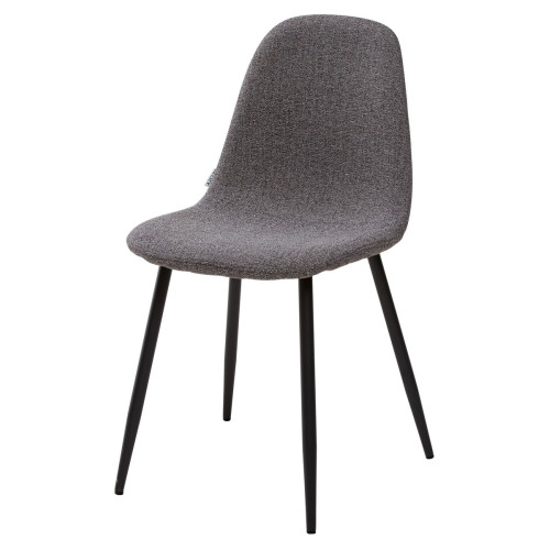 Стул LION антрацитовый меланж FC-09/ серый каркас М-City