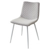 Стул TINTIN BLUVEL-03 LIGHT GREY / белый каркас М-City