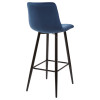 Барный стул LECCO UF910-18 NAVY BLUE, велюр М-City