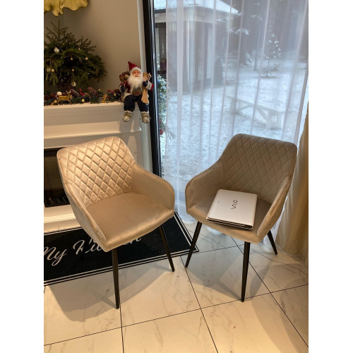 Стул BRANDY серый, велюр G062-14 М-City