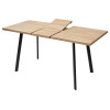 Стол ФИН 120 Дуб Канзас/ черный каркас М-City