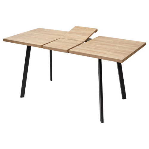 Стол ФИН 120 Дуб Канзас/ черный каркас М-City