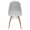 Стул BONNIE 292-DPP светло-серый с деревянными ножками М-City