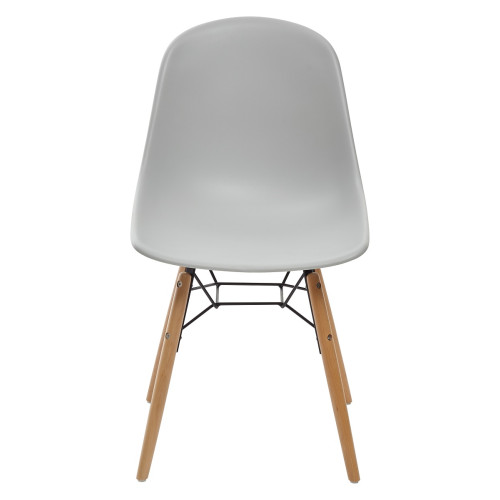 Стул BONNIE 292-DPP светло-серый с деревянными ножками М-City