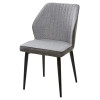 Стул SEATTLE TRF-08 теплый серый, ткань/ RU-07 серая сталь, PU М-City