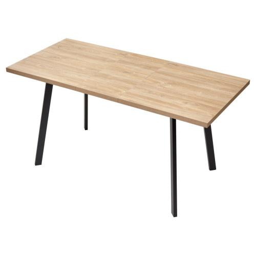 Стол ФИН 120 Дуб Канзас/ черный каркас М-City