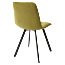 Стул CHILLI-Q SQUARE оливковый #H25, велюр / черный каркас М-City
