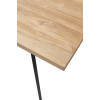 Стол ФИН 120 Дуб Канзас/ черный каркас М-City
