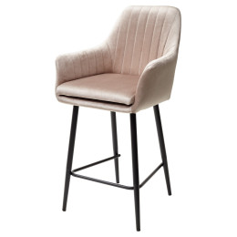 Полубарный стул Роден Blitz 05 Серо-бежевый, велюр (H=65cm), M-City