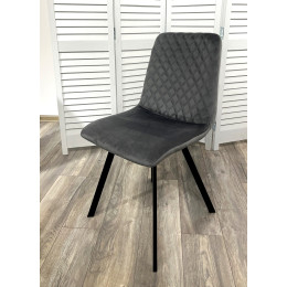 Стул DAIQUIRI BLUVEL-14 GREY, велюр М-City