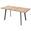 Стол ФИН 120 Дуб Канзас/ черный каркас М-City