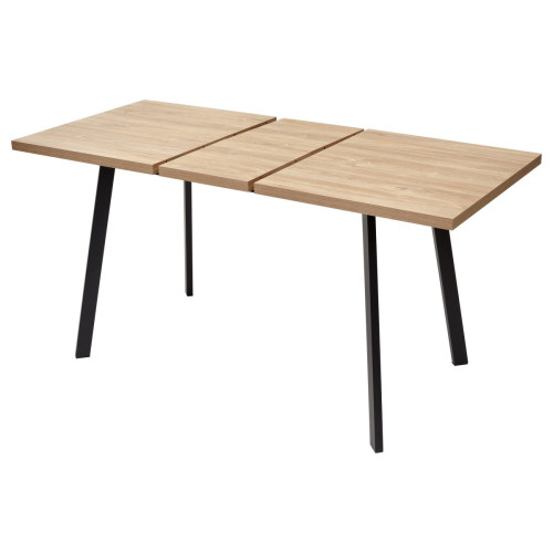 Стол ФИН 120 Дуб Канзас/ черный каркас М-City
