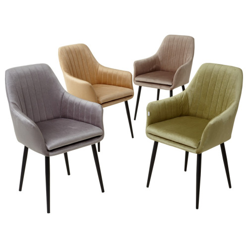 Стул Роден Blitz 17 Лайм, велюр/ черный каркас, M-City