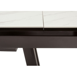 Стол OSVALD 160 MARBLES KL-99 Белый мрамор, итальянская керамика М-City