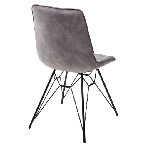 Стул MARBELLA PK6015-02 (VBP202) античный темно-серый, велюр М-City