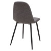 Стул LION антрацитовый меланж FC-09/ серый каркас М-City