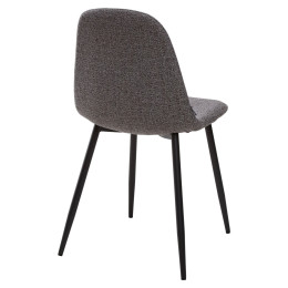 Стул LION антрацитовый меланж FC-09/ серый каркас М-City