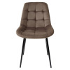 Стул ХОФМАН, цвет Коричневый Nella 070, велюр / черный каркас М-City