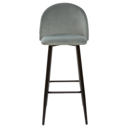 Барный стул MALIBU пудровый мятный, велюр G108-28 М-City