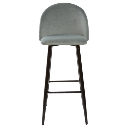 Барный стул MALIBU пудровый мятный, велюр G108-28 М-City