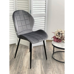 Стул FLOWER BLUVEL-14 GREY, велюр М-City