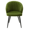 Стул Зефир Premier 17 Лайм, велюр/черный каркас M-City