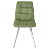 Стул CHILLI SQUARE G108-27 террариумный мох/ белый каркас, велюр М-City