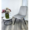 Стул DAIQUIRI BLUVEL-03 LIGHT GREY, велюр М-City