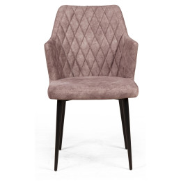 Стул HERMAN КОРИЧНЕВЫЙ #34, античная ткань / черный каркас М-City