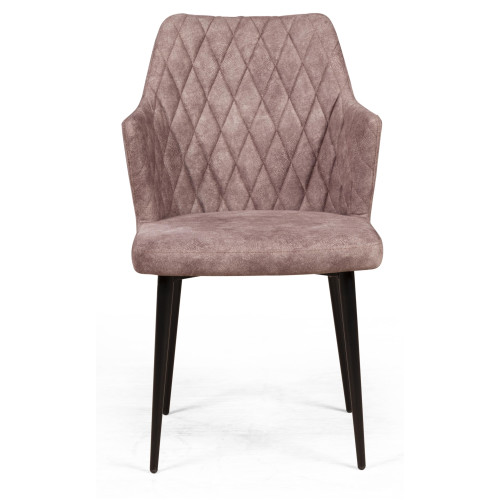 Стул HERMAN КОРИЧНЕВЫЙ #34, античная ткань / черный каркас М-City