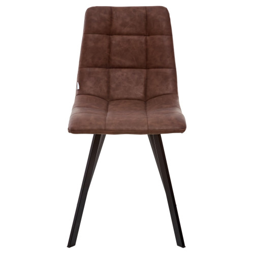 Стул CHILLI SQUARE RU-05 коричневый винтаж, PU М-City