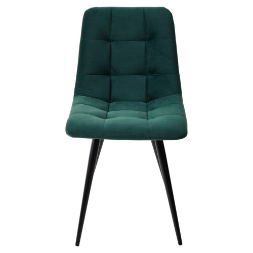 Стул CHILLI-Q зеленый #19, велюр / черный каркас М-City