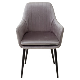 Стул Роден Blitz 16 Серый, велюр / черный каркас M-City