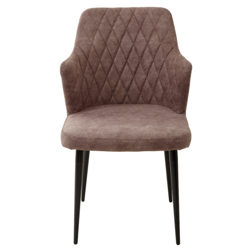 Стул HERMAN КОРИЧНЕВЫЙ #34, античная ткань / черный каркас М-City