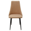 Стул Руссо Premier 04 Бежевый, велюр / черный каркас M-City БЕЗ НДС