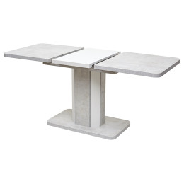 Стол STORK Белый бетон/ Белый 120 М-City