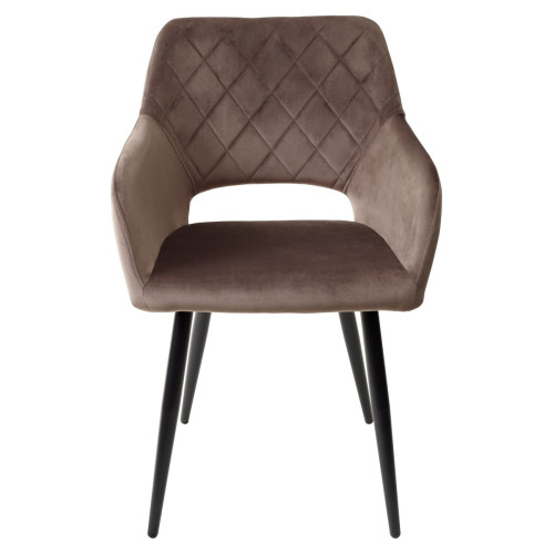 Стул ALLY BLUVEL-38 латте / черный каркас, M-City