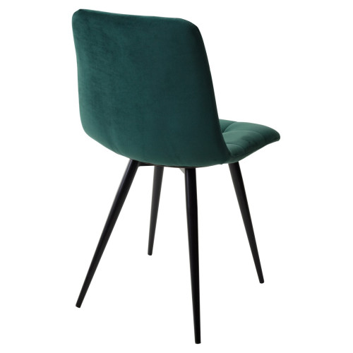 Стул CHILLI-Q зеленый #19, велюр / черный каркас М-City