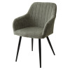 Стул BRANDY WZ2042-12 авокадо, фактурный велюр/ черный каркас М-City