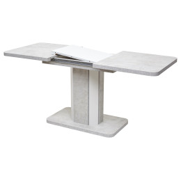 Стол STORK Белый бетон/ Белый 120 М-City