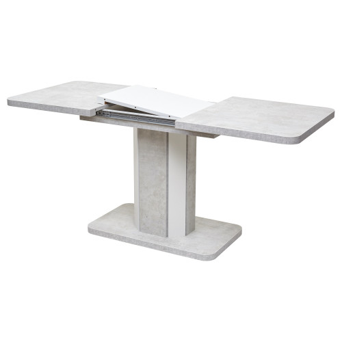 Стол STORK Белый бетон/ Белый 120 М-City