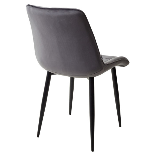 Стул CHIC BLUVEL-14 серый / черный каркас М-City