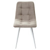 Стул CHILLI-Q латте #25, велюр / белый каркас М-City