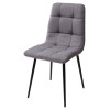 Стул ДИЛАН, цвет серый, ткань / черный каркас М-City