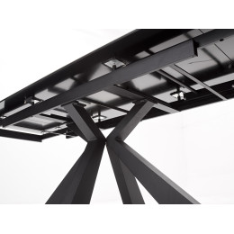 Стол ALEZIO 160 HYDRA MOKA TL-52 матовая испанская керамика/ черный каркас М-City